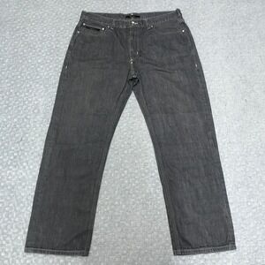 Sean John Jeans Mens 38x32 Gray Dark Wash Denim Straight Leg Casual Everyday